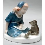 Porzellanfigur "Teddyschule", Kunstabteilung Selb, Rosenthal, ca. 1920Modell Albert Caasmann