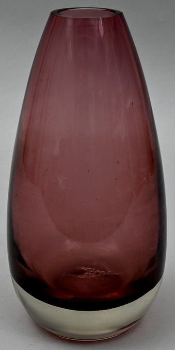 Studioglas-Vase, Riihimaen/ Finnland, Lasi Oy, 1960er JahreEntwurf Tamara Aladin. Sog. Lavend