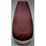 Studioglas-Vase, Riihimaen/ Finnland, Lasi Oy, 1960er JahreEntwurf Tamara Aladin. Sog. Lavend