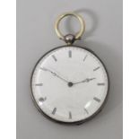 Herrentaschenuhr, Silber, nach Briquet / pocket watch