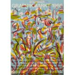 Andreas Dress ''Grafikmarkt'' 1986 / Andreas Dress lithograph