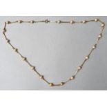 Kette Gold-Perlen / necklace