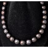 Tahiti-Zuchtperlen-Collier / Pearl necklace