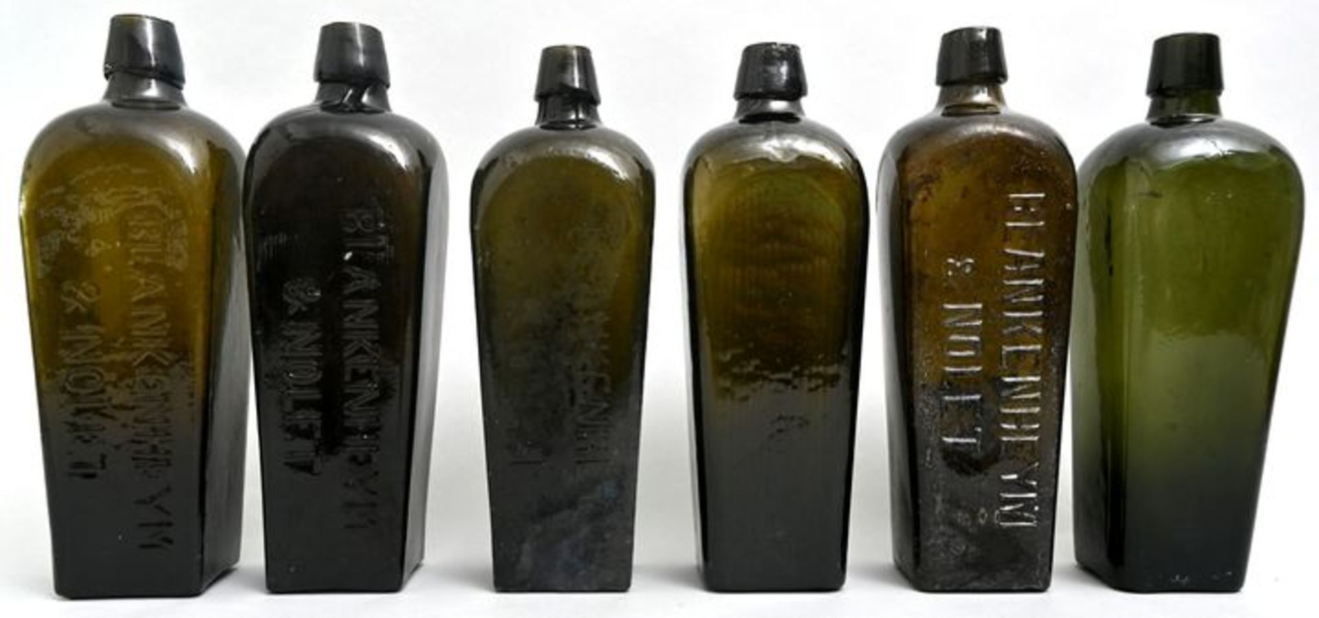 Konvolut von sechs Ginflaschen/Gin bottles