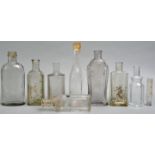 Konvolut von neun Flaschen / Set of nine bottles