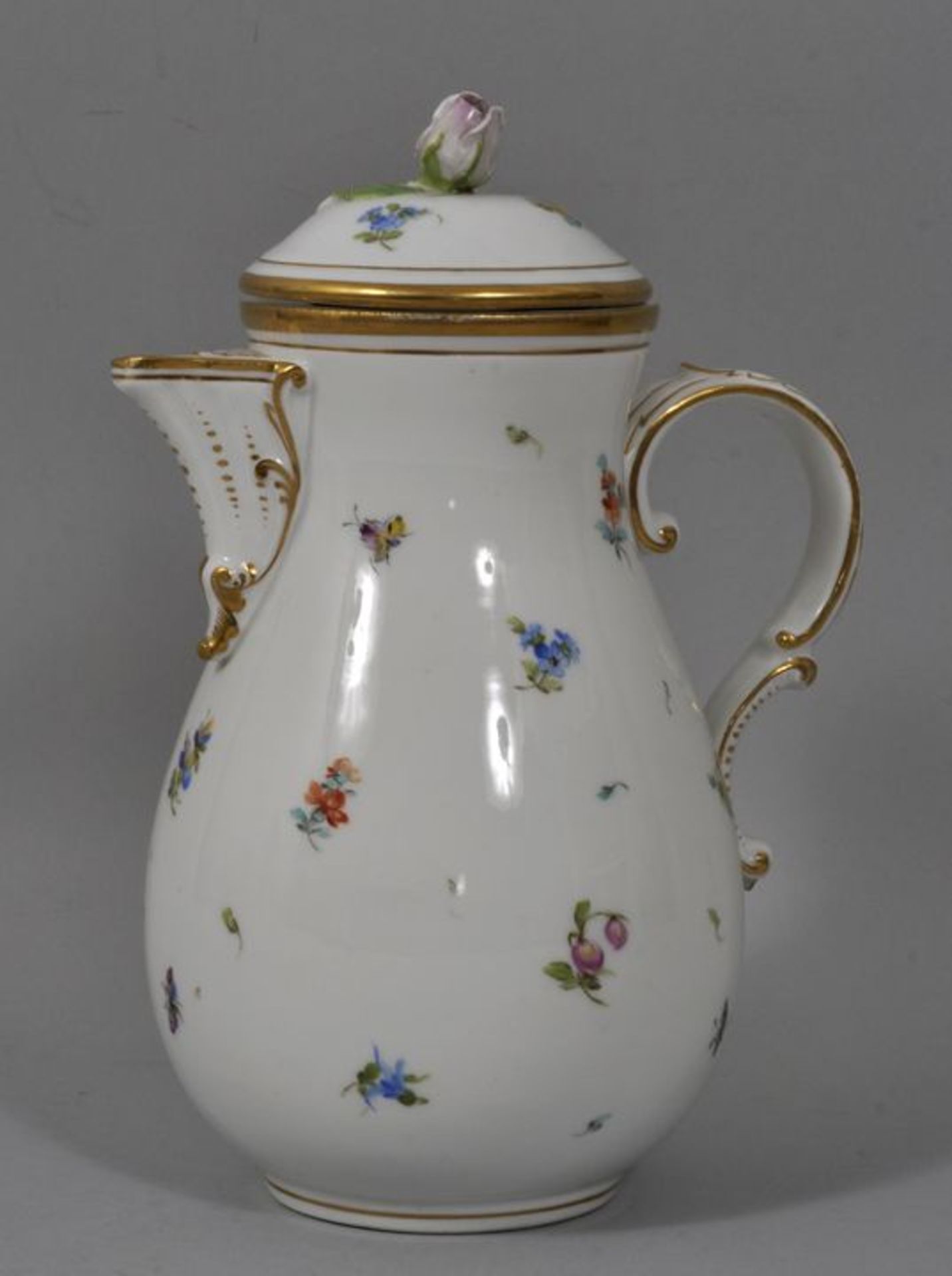 Kaffeekanne, Meissen, Streublümchen / jug