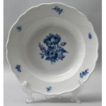Teller, Meissen, blaue Blume / plate