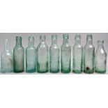 Konvolut von neun Wasserflaschen / Set of nine water bottles