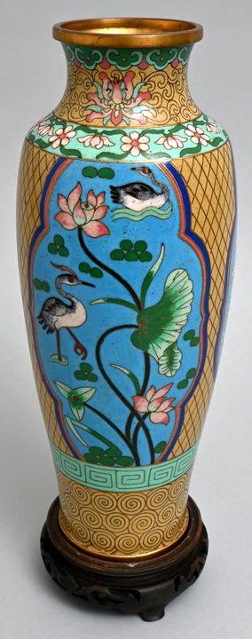 Cloisonnévase, China / vase
