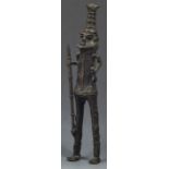 Bronzefigur Afrika / Warrior figure