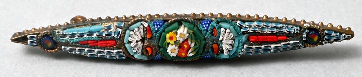 Brosche, Mikromosaik / brooch