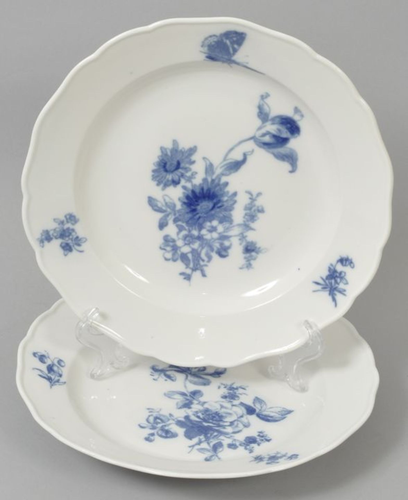 Paar Teller, Meissen / plates