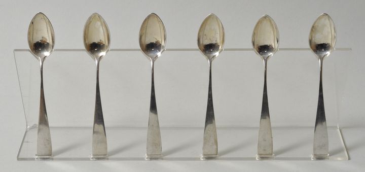 Kaffeelöffel, Silber / six spoons