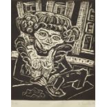 Helfried Sander, Holzschnitt / Helfried Sander, woodcut