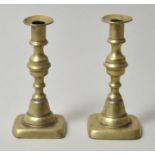 Paar Leuchter, Bronze / candlesticks