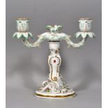 Leuchter, Meissen, 2-lichtig / candlestick