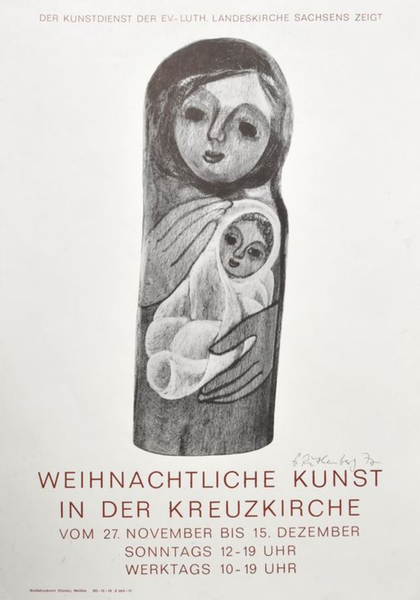 Dresdener Künstler, 2 Plakate / East German artists, two posters