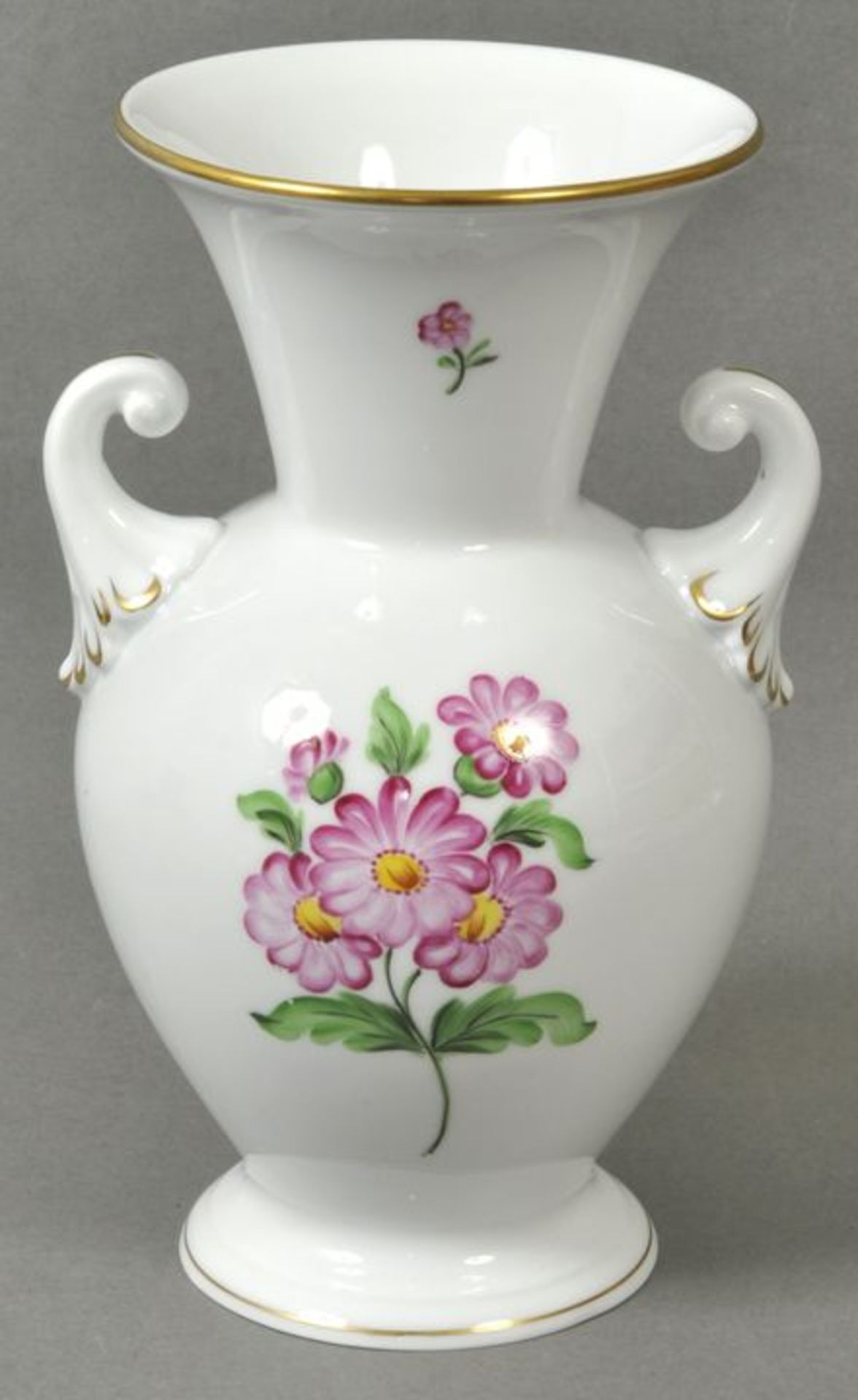 Vase bunte Blume Herend / Vase