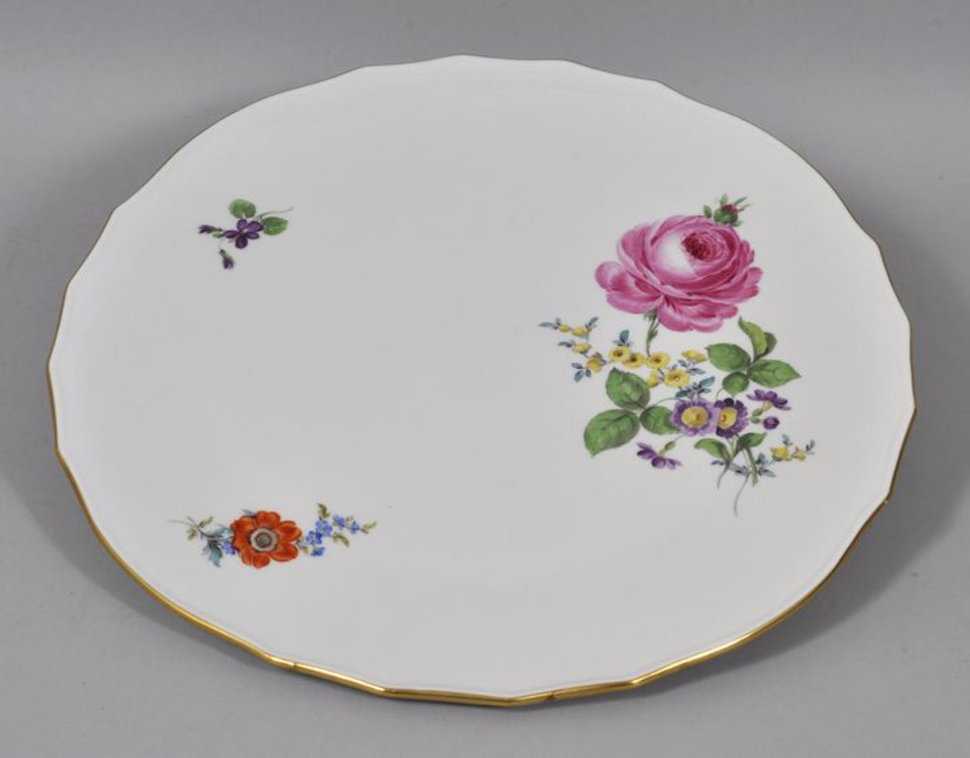 Tortenplatte, Meissen / cake plate