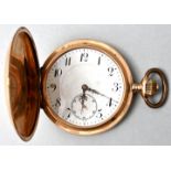 Goldene Herrentaschenuhr / pocket watch