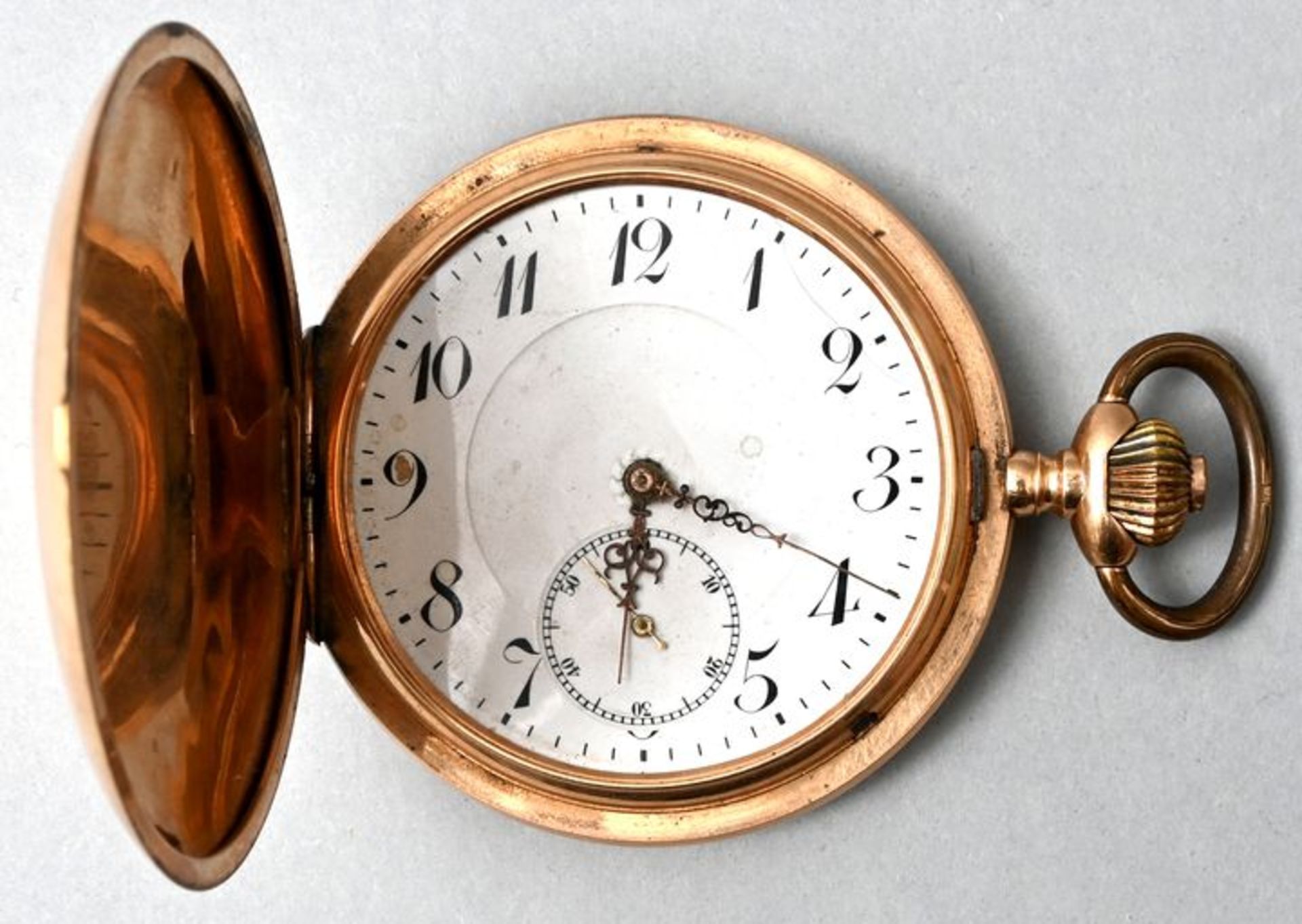 Goldene Herrentaschenuhr / pocket watch