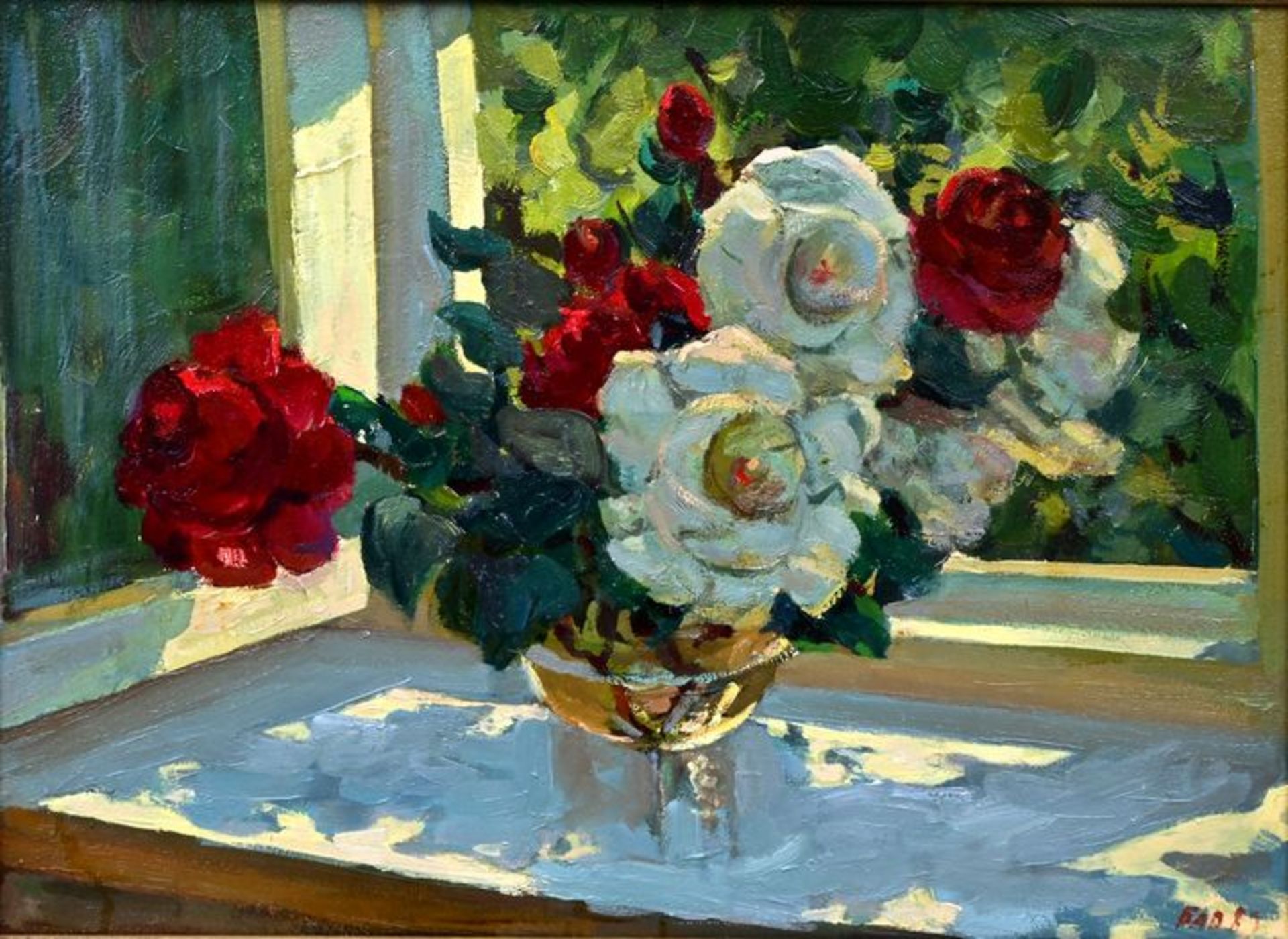 Baranov, Päonien / Baranov, stilllife with peonies