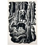 Holzriss, S. Berndt / Berndt, woodcut