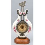 Tischuhr, Harfenform/ mantel clock