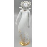 Figur Engel, Meissen, stehend/ porcelain angel