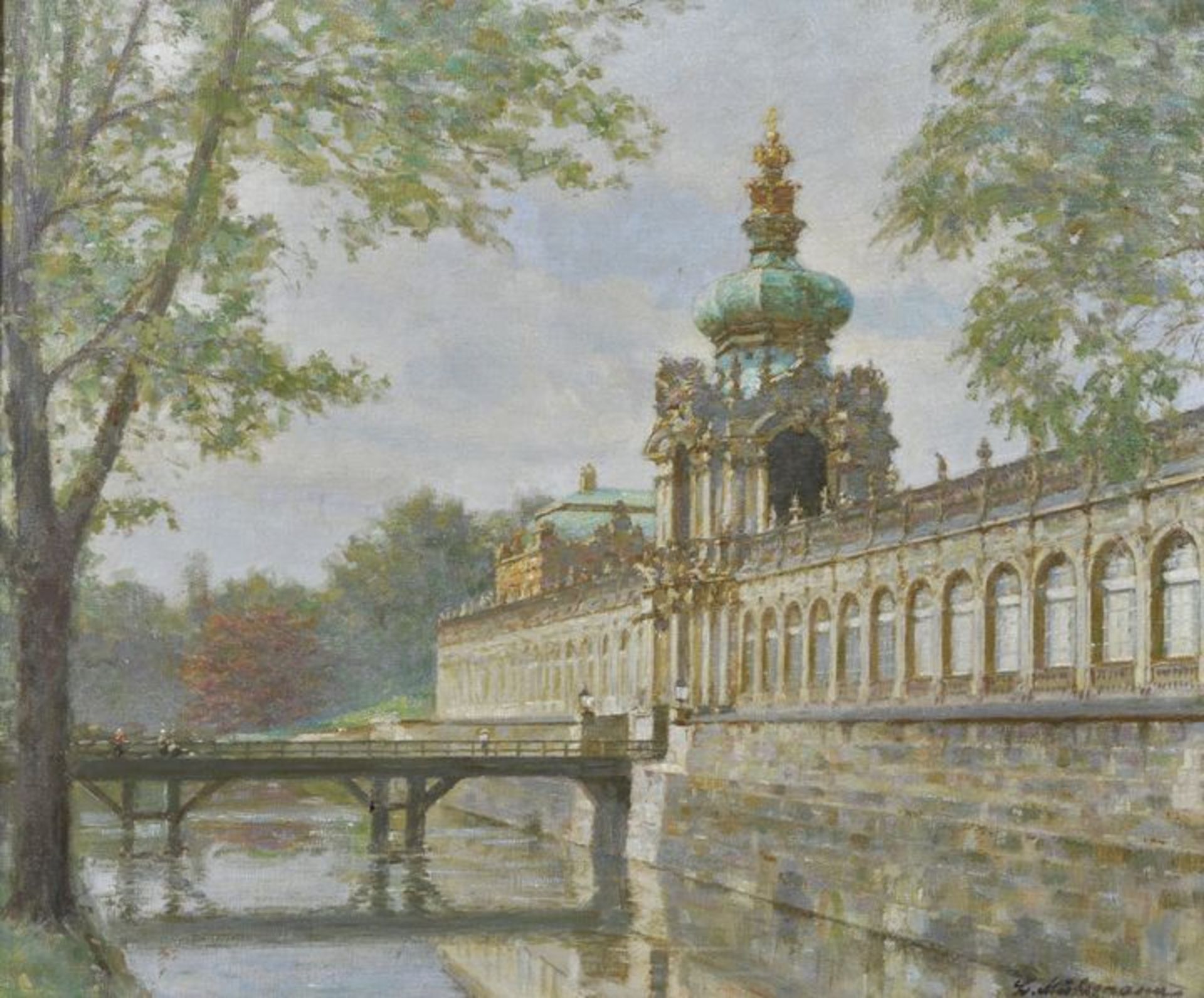 Muhrmann. Gemälde ''Kronentor''/ Muhrmann, Dresden