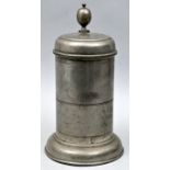 Walzenkrug/ pewter tankard