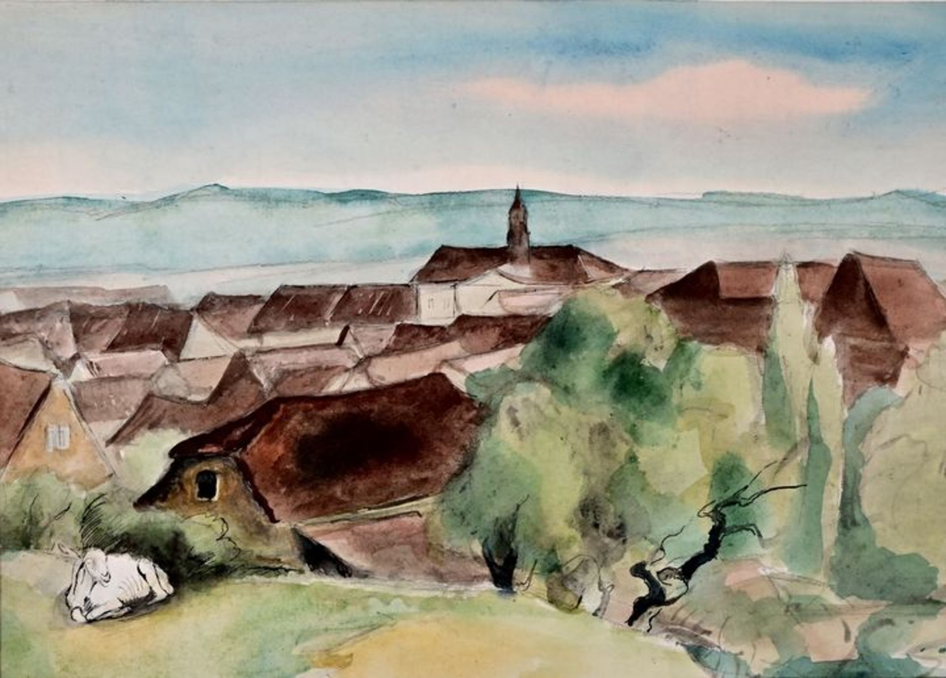 Angermann, Aquarell / Angermann, watercolour