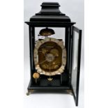 Stockuhr, Holz, Uhrwerk sichtbar / Bracket clock