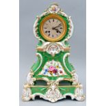 Stutzuhr, Porzellan / Porcelain clock