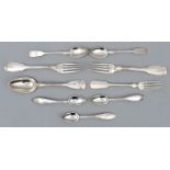 Konvolut von neun Teilen Silber / Set of nine silver pieces