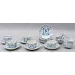 18 Teile Kaffeetassen / set of 18 cups and saucers