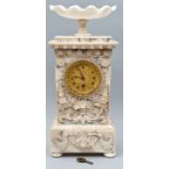 Tischuhr, Alabaster/ mantel clock