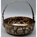 Henkelkorb, Silber/ silver basket