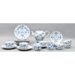 Teeservice, Meissen, gebr. Stab, 21 Teile/ porcelain tea service