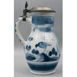 Birnkrug/ fayence jug