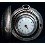 Englische Spindeltaschenuhr / English verge pocket watch