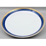 gr. Obstschale, Meissen, Blau/Gold/ large porcelain bowl