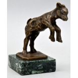 kl. Zicklein, Bronze/ bronce figure of a goat