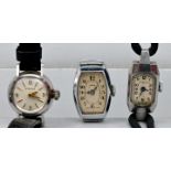 Drei Damenarmbanduhren / Three ladies´ wristwatches