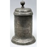 Walzenkrug/ pewter tankard