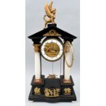 Stutzuhr mit Sphinx / Portal clock with sphinx