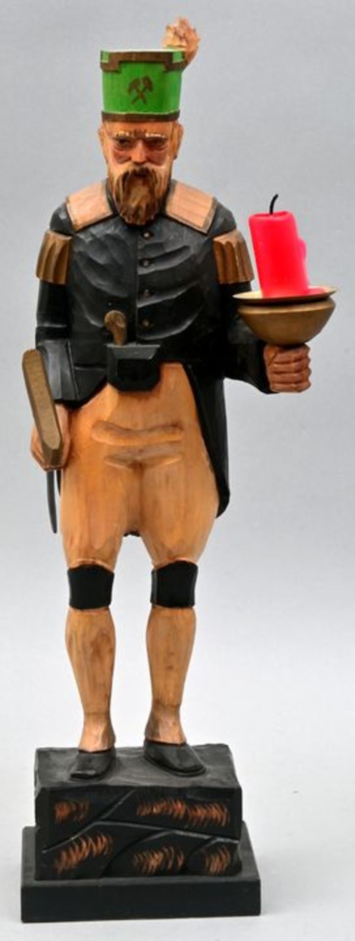 Bergmann, Holz / figure of a miner