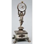 Uhr, Miniatur mit Putto / Table clock