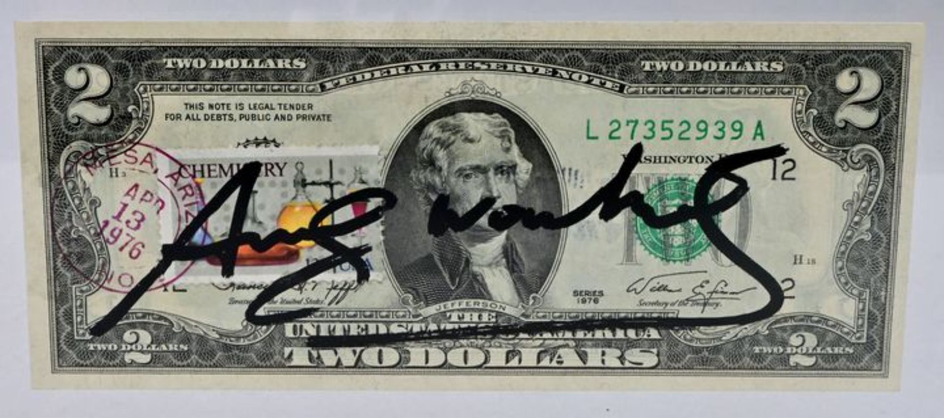 Warhol, Andy, two dollars