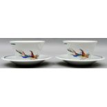 Paar Koppchen mit UT, Meissen/ two cups with saucers